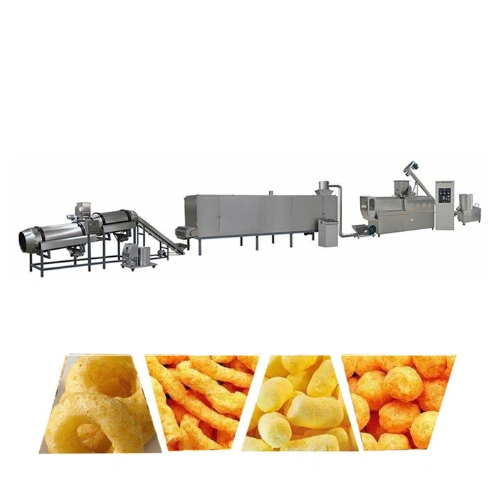 Extruder Puff Snack Cheese Ball Production